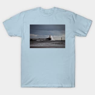 Rough seas at the harbour mouth T-Shirt